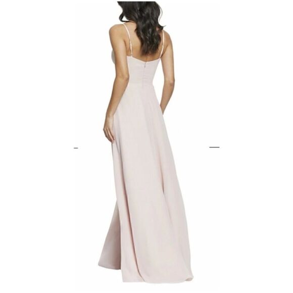 DRESS THE POPULATION CAMBRIA
TIE BODICE GOWN - Picture 6 of 16